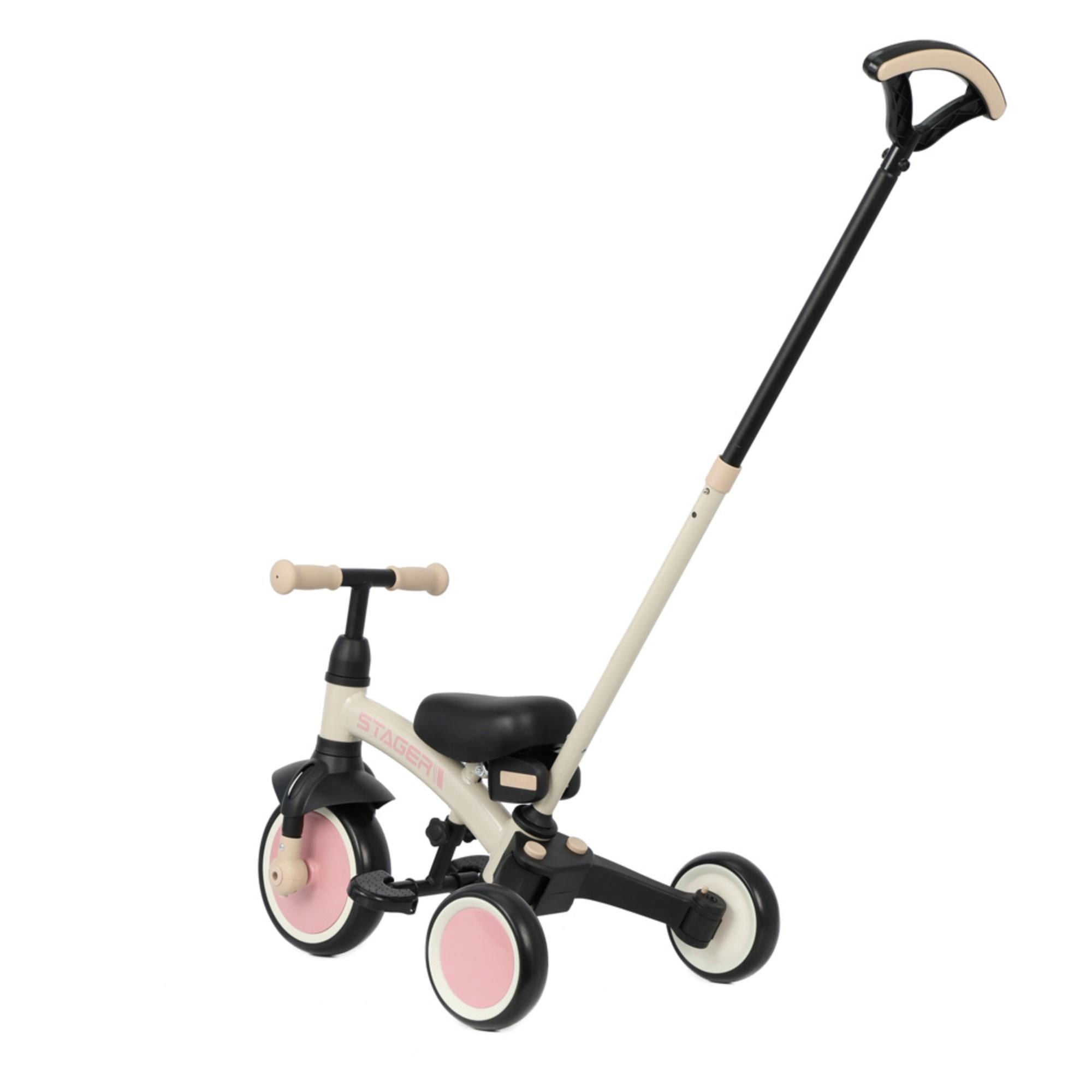 Triciclo Stager 3 in 1 Rosado Qplay