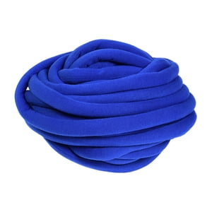 Magideal - De Punto Grueso Suministros De Hechos A Mano Decorativos Tejido Artesanía Cuerda Herramientas Transpirables A Mano Roving Para Manta , Azul Oscuro