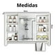 thumbnail image 2 of Mueble Organizador De Baño 90x12x70 cm Con Espejo 6 Niveles, 2 of 4