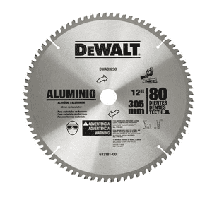 Disco Sierra Dewalt 12"" 80 Dts Eje 30Mm Dwa03230