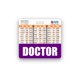 thumbnail image 2 of Identificador de Credencial Badge Buddy Scrubs and Stuff LLC Estándar Morado, 2 of 4