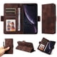 thumbnail image 3 of Carcasa FOXDOCK iPhone XR de cuero PU, diseño acolchado clásico, protección contra caídas y rayones, 3 of 5