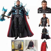 Unbranded - Figura De Acción Articulada De Thor (Chris Hemsworth), Set Con Accesorios Intercambiables En Caja Regalo