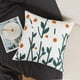 thumbnail image 3 of Pack de 4 Fundas para Cojines Sin Relleno con Diseños Bordados Verde, 3 of 3