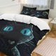 thumbnail image 1 of Black Cat Moon Coraline Comforter Set Soft 3 Pcs Twin Bedding Sets Thicken for All Season, 1 of 5