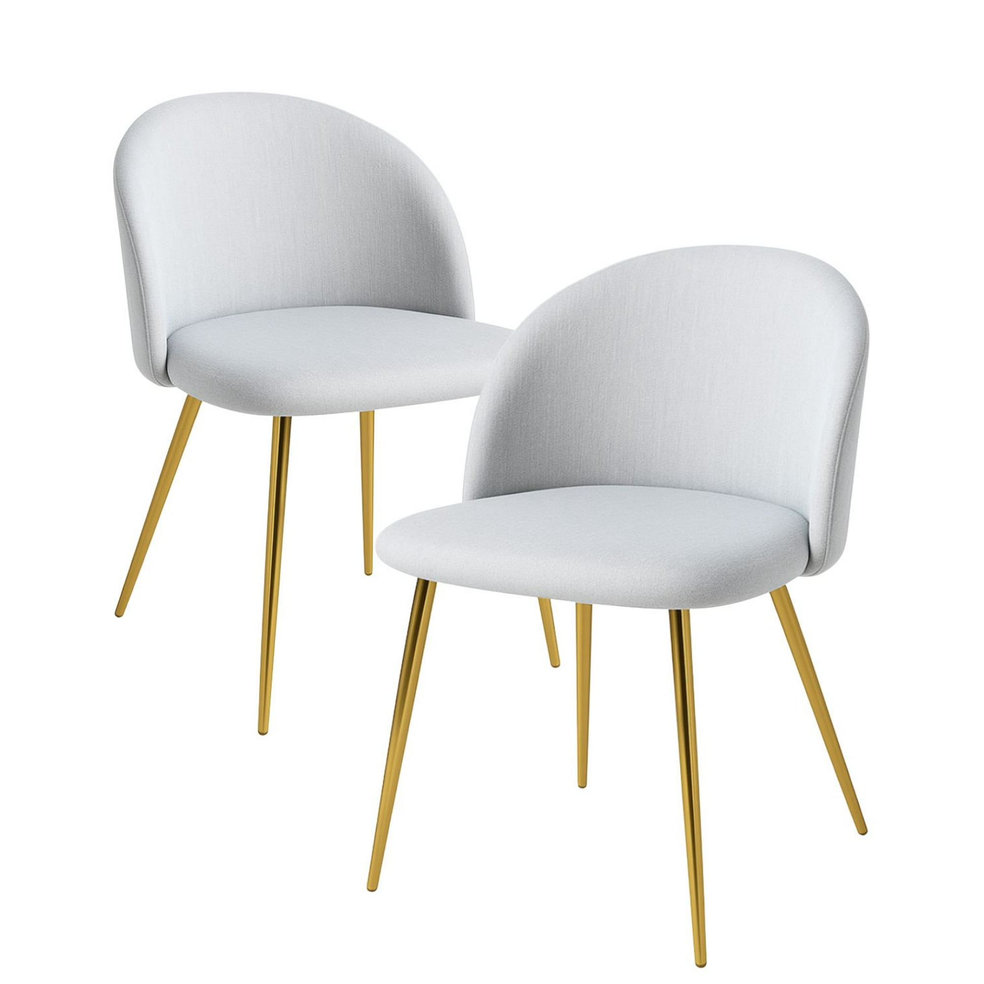 Habita2 Chile - Pack 2 Sillas Sitiales Nordic Lino Gold Gris