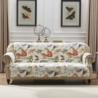 Greenland Home Fashions - Sofá Reversible Slipcover Greenland Home Willow Natural