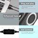 thumbnail image 5 of Altavoces para ordenador RECCAZR Surround Sound 2.0CH USB Gray, 5 of 8