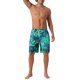 thumbnail image 2 of INSPIRE CHIC Pantalones Cortos de Natación de Verano para Hombre con Estampado Floral Tropical, Cintura Elástica y Cordón, 32 Verde Oscuro, 2 of 5