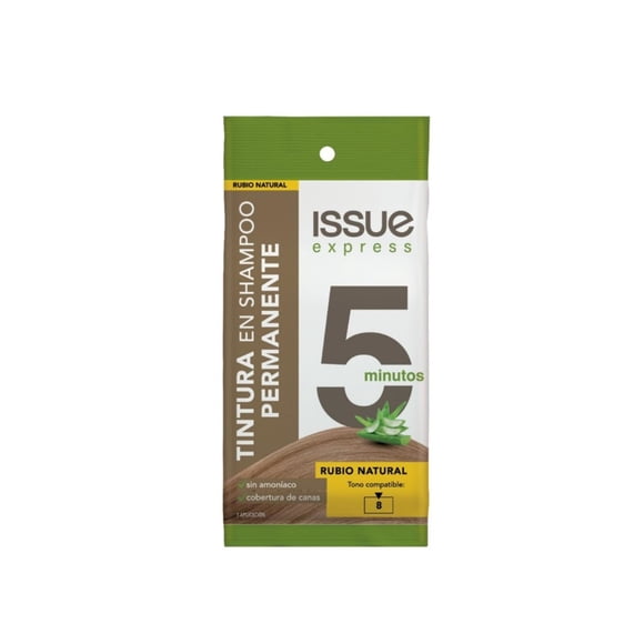 Shampoo Issue 5 Minutos Rubio Claro, 25 g