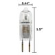 thumbnail image 2 of Bombilla OSRAM 64432 Halostar 35W 12V GY6.35 Transparente, 2 of 3