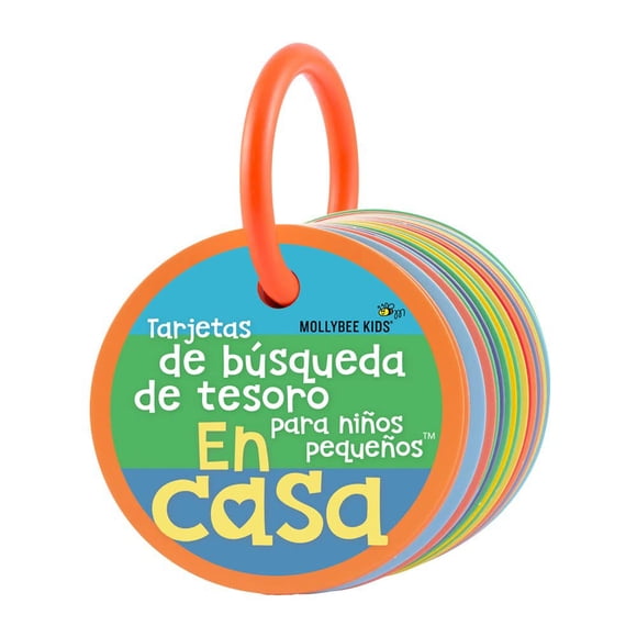 Tarjetas de búsqueda del tesoro Mollybee para niños pequeños, edición en español