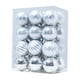 thumbnail image 2 of 24 Bolas Navideñas Decorativas Para Festivales, Patios, Halloween, Color Plateado, 2 of 3