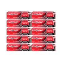 Pack 10 Pasta Dental Colgate Luminous White Carbón Activado 70 G