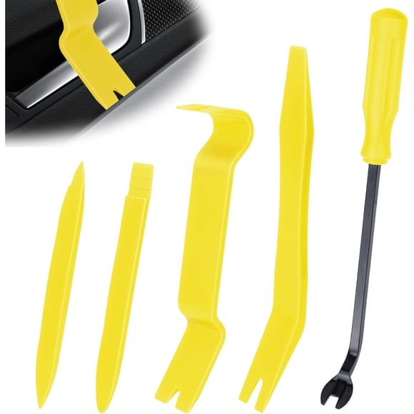 Kit de Palancas para Desmontaje de Molduras BFXM de 5 Piezas de Nylon para Auto