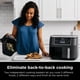 thumbnail image 2 of Air Fryer Ninja DZ201 Foodi, 8 cuartos de galón, 6 en 1, DualZone, gris, 2 of 9