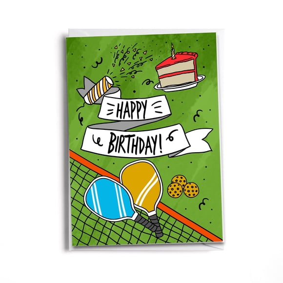 Tarjeta de cumpleaños inspirada en Sole, divertida tarjeta de cumpleaños de pickleball