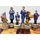 thumbnail image 2 of Juego de ajedrez US American Civil War Generals con tablero de almacenamiento, 2 of 7