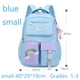 thumbnail image 1 of Primary High Class Backpack for Girls Macaron Color Blocking Kid Backpack Rainbow Zipper Large Capacity Teen Girl School Bag, 1 of 3