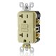 thumbnail image 5 of Enchufe GFCI Leviton 20A, resistente a la intemperie, autotest, color marfil, 5 of 7