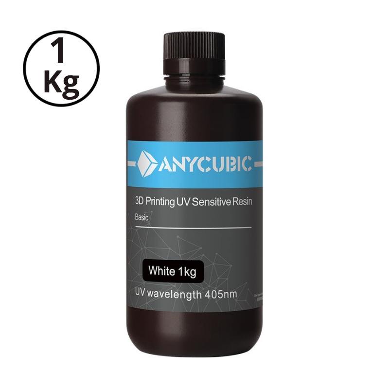 Anycubic - Resina 3d Blanca Para Impresoras 3d 1000g | Resinas