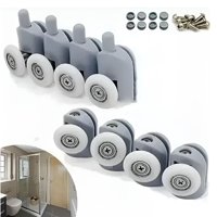 Genérico - X8 Ruedas Para Cabinas De Duchas Puertas Baños Ruedas Ducha