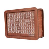 Magideal - Hucha De Madera Con Objetivo De Dinero Y Números, Con Contador Para Manualidades, Estuche De Almacenamiento Portátil, Caja De Ahorro De Dinero Para Ad 10000Euros