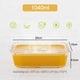 thumbnail image 2 of Juego de recipientes de vidrio para almacenar alimentos con tapa (3 piezas de 1040 ml: 1 compartimento), para horno, 2 of 5