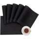 thumbnail image 4 of Manteles Individuales Suxumhao Tejidos Negros 6 Unidades, 4 of 4