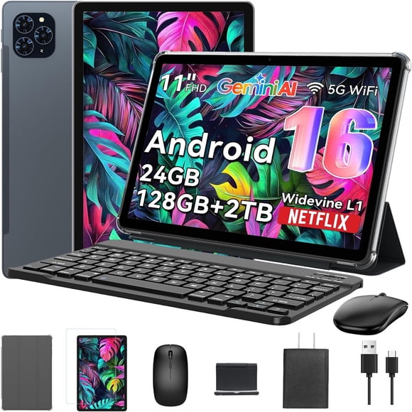 Tablet T90 11 24gb 128gb Android 16 Gemini Ai 2en1