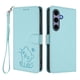 thumbnail image 1 of Funda de Gato tipo Libro para Samsung Galaxy S25, Verde Claro, 1 of 6