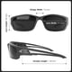thumbnail image 3 of Gafas de seguridad EDGE SK-XL116 Kazbek XL UV400 Smoke Lens, 3 of 5