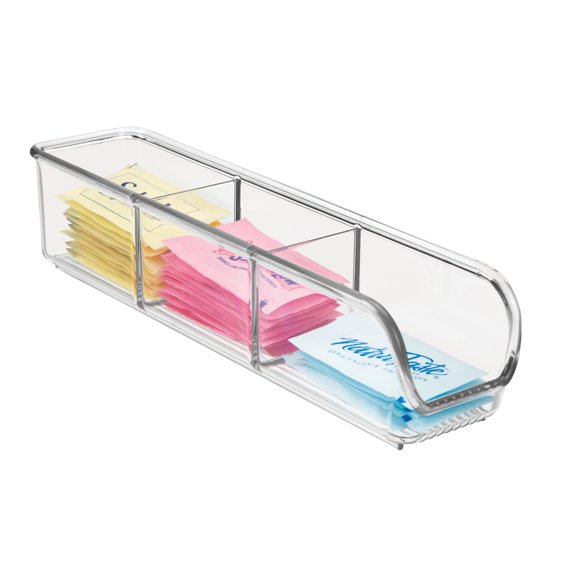 CADDY iDesign Organizador de Plástico Transparente 6 cm × 23 cm × 5 cm
