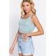 thumbnail image 2 of Top Saronite Básico Top Corto Sin Mangas Cuello Redondo Blue Haze Mujer, 2 of 4