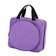 thumbnail image 5 of Bolsa para herramientas de tejido, bolsa para guardar hilo, estuche para proyectos de crochet, bolsa organizadora práctica de poliéster para quienes s Púrpura, 5 of 5
