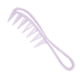 thumbnail image 3 of Peine De Dientes Anchos Mini Para Desenredar Cabello Húmedo O Seco Rizado Mojado Ondulado Cabello Grueso Púrpura, 3 of 5
