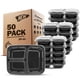 thumbnail image 1 of Contenedores para preparación de comidas Freshware paquete de 50 680 ml, 1 of 8