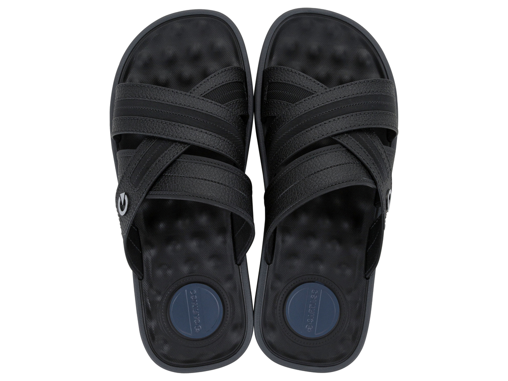 Sandalia Hombre Negro Alabama Slide Cartago