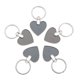 thumbnail image 2 of Llavero Llavero De Metal En Blanco Bolso Encanto Oval Redondo Llaveros 7x3.5CM, 2 of 5