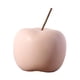 thumbnail image 2 of Estatuilla De Manzana De Cerámica, Adorno Coleccionable Creativo Para Decoración De Gabinetes Para El Hogar, Color Rosa, 2 of 3