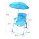thumbnail image 2 of Silla Plegable Camping con Sombrilla, 2 of 2