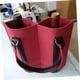 thumbnail image 3 of 1 bolsa de almacenamiento roja con asa para Navidad, ideal para viajes, bolso de mano, portátil, para inauguración de la casa., 3 of 7
