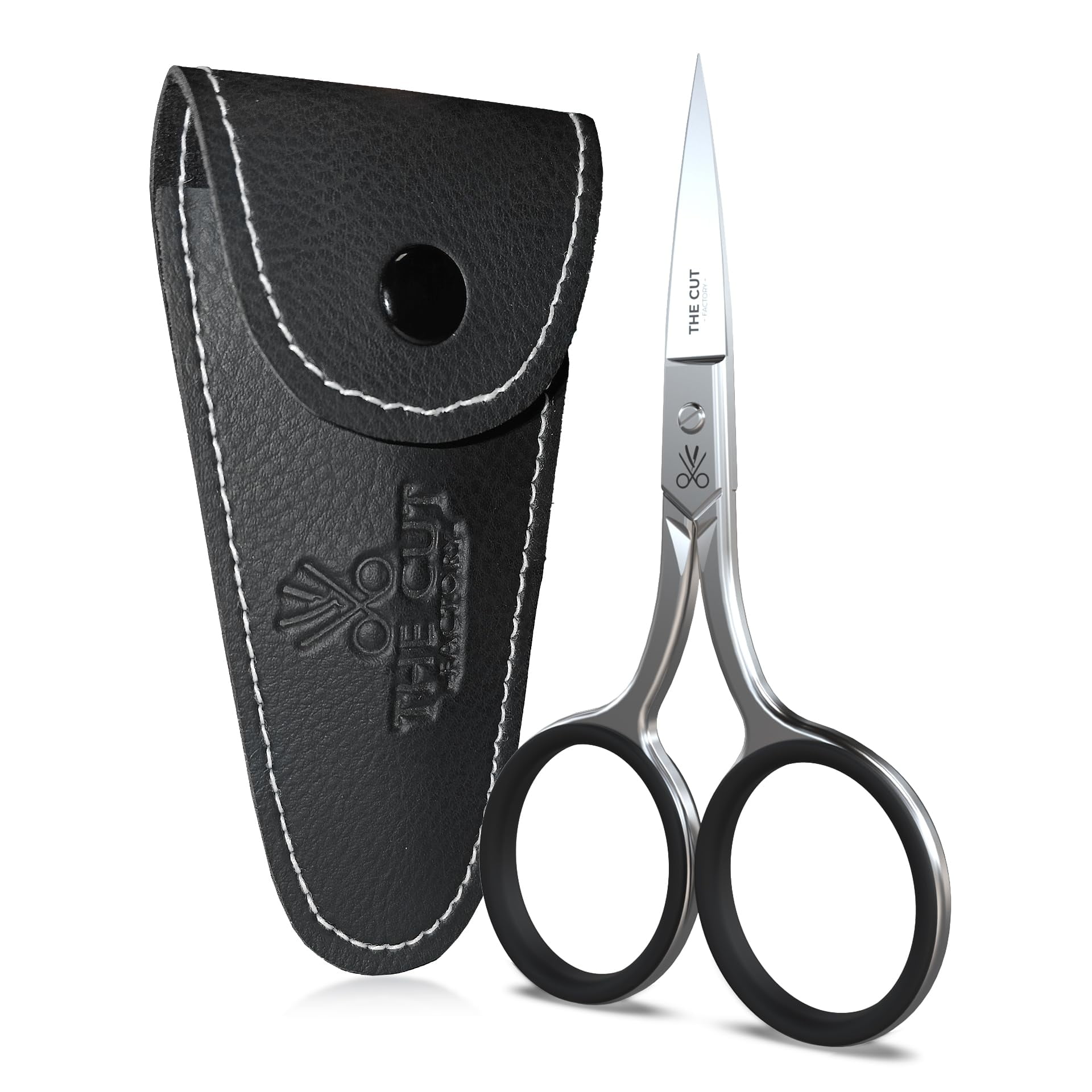 The Cut - Factory - - Tijeras Para Vello Facial The Cut Factory Precision De Acero Inoxidable