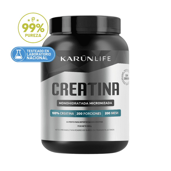 Creatina Monohidratada en Polvo 1 kg Karun Life