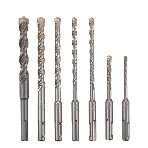 Juego De Brocas Bosch Hck001 Sds-Plus Con Punta De Carburo, 7 Piezas