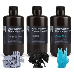 Impresora 3D De Resina Elegoo, Lavable Con Agua, 405 Nm, 3 Kg