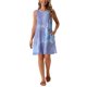 thumbnail image 2 of INSPIRE CHIC Vestidos de Verano para Mujeres Vestido de Tanque para Regreso a Clases Vestido Casual de Playa sin Mangas Suelto Camiseta Vestido con Bolsillos XL Tie Dye Azul Púrpura, 2 of 6