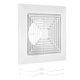 thumbnail image 1 of Uxcell 12 x 12" Cubierta de Ventilador de Escape de Baño Rejilla de Ventilador de Plástico ABS Cubierta de Ventilación de Aire Acondicionado Blanca, 1 of 7
