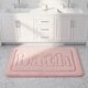 thumbnail image 4 of REGALWOVEN Alfombras de Baño de Espuma de Memoria, Fondo Antideslizante Alfombra de Baño Suave Absorbente de Agua Secado Rápido Alfombra de Baño Rosa 20" x 32", 4 of 6