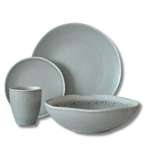 Decoexpress - Juego De Loza 16 Piezas Vajilla Cerámica Skadar